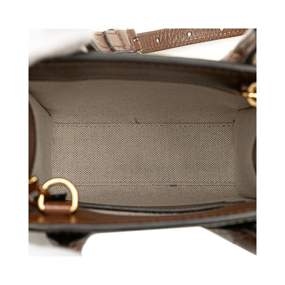 Pre Loved Gucci Mini Tote Bag Model 681210 Women Brown Messenger Bags - Picture 4 of 8